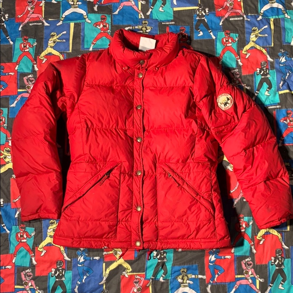 Vintage polo jeans puffer down jacket